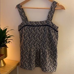 Banana Republic lace sleeveless blouse NWT sz sm